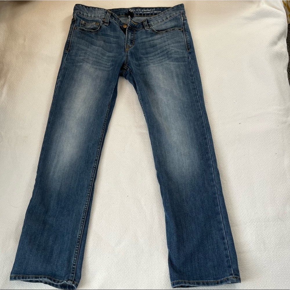 Womens Gap 1969 Real Straight Fit Jeans 26 short